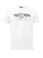 Versace - Medusa Head-print Cotton-jersey T-shirt - Mens - White