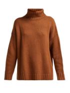 Matchesfashion.com Nili Lotan - Cashmere Roll Neck Sweater - Womens - Tan