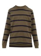 Matchesfashion.com Raey - Long Sleeved Striped Cotton Jersey T Shirt - Mens - Black Stripe