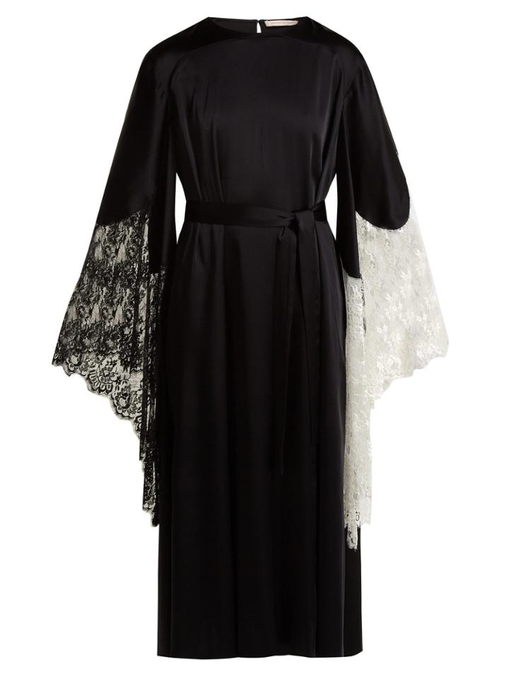 Christopher Kane Laced-trimmed Crepe Dress