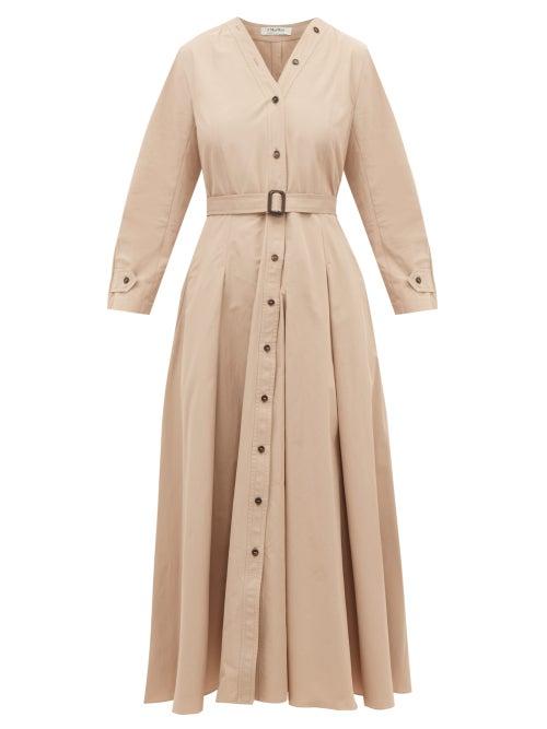 Matchesfashion.com S Max Mara - Panca Dress - Womens - Beige