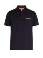 Paul Smith Artist Stripe-trimmed Cotton Polo Shirt