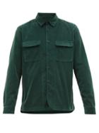 Matchesfashion.com Altea - Corduroy Overshirt - Mens - Green