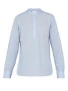 Matchesfashion.com Officine Gnrale - Alfred Cotton Shirt - Mens - Blue