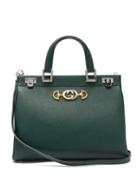 Matchesfashion.com Gucci - Zumi Medium Top Handle Leather Bag - Womens - Dark Green