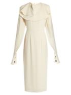 J.w.anderson Deconstructed-sleeve Crepe Dress