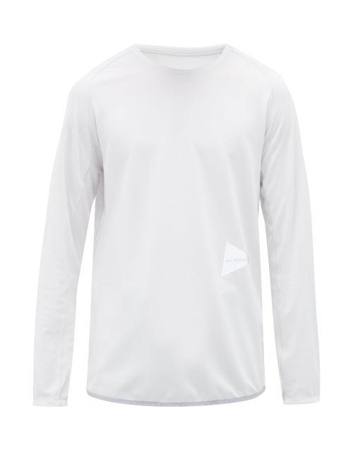 Matchesfashion.com And Wander - Technical-jersey Long-sleeved T-shirt - Mens - White