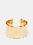 Jil Sander - Wide Metal Cuff - Womens - Gold