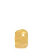 Matchesfashion.com Jil Sander - Drilled Squared Brass Ring - Womens - Gold