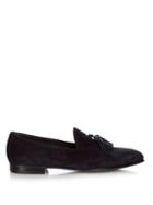 Burberry Shoes & Accessories Tassel Suede Loafers
