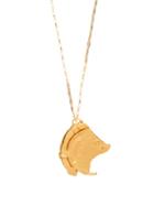 Matchesfashion.com Alighieri - Old Time's Sake 24kt Gold-plated Necklace - Womens - Yellow Gold