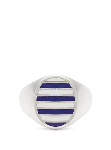 Jessica Biales Enamel & Sterling-silver Ring