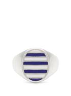 Jessica Biales Enamel & Sterling-silver Ring