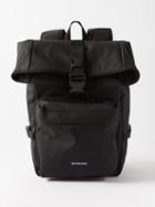 Balenciaga - Messenger Small Nylon-canvas Backpack - Mens - Black
