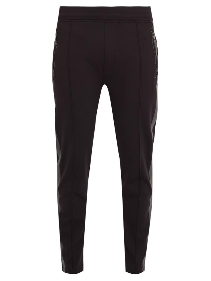 Neil Barrett Side-stripe Jersey Trousers
