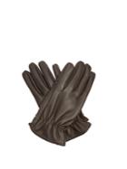 Giorgio Armani Grained-leather Gloves