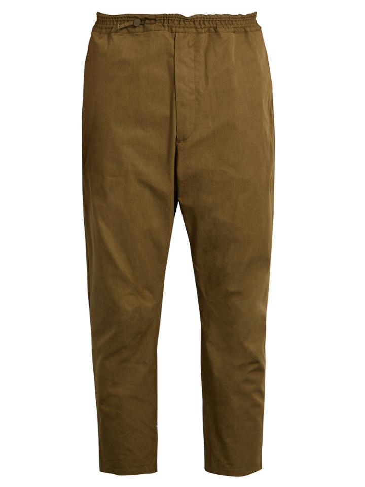 Oamc Cropped Cotton Trousers