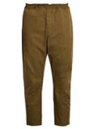 Oamc Cropped Cotton Trousers
