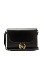 Matchesfashion.com Gucci - Gg-ring Leather Shoulder Bag - Womens - Black