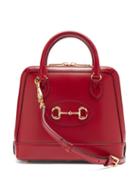 Matchesfashion.com Gucci - 1955 Horsebit Small Leather Shoulder Bag - Womens - Red