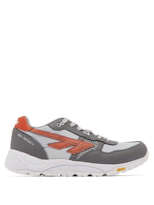 Matchesfashion.com Hi-tec Hts74 - Bw Infinity Rgs Leather Low Top Trainers - Mens - Silver Multi