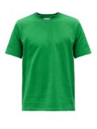 Mens Rtw Bottega Veneta - V-stitched Nape Cotton T-shirt - Mens - Green