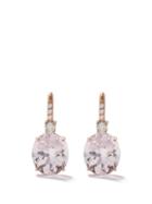 Irene Neuwirth - Gemmy Gem Diamond, Morganite & 18kt Gold Earrings - Womens - Pink