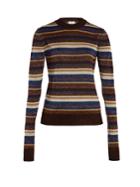 Saint Laurent Striped Lurex Sweater