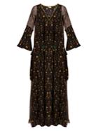Anjuna Vera Printed Silk Kaftan