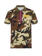 Givenchy Cuban-fit Camouflage-print Cotton Polo Shirt