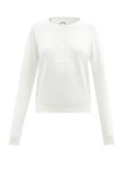 The Upside - Bondi Logo-embossed Cotton-jersey Sweatshirt - Womens - White