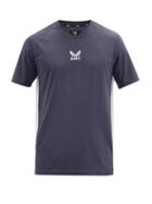 Mens Activewear Castore - Amc-logo Jersey Performance T-shirt - Mens - Navy