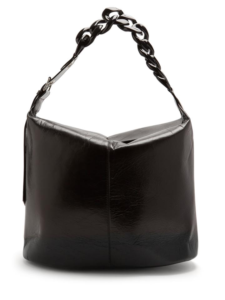 Marques'almeida Oversized Curb-chain Leather Bag