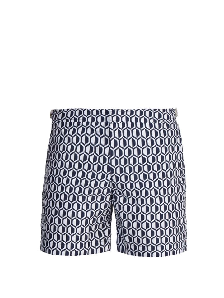 Orlebar Brown Bulldog Fiya-print Swim Shorts