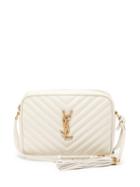 Matchesfashion.com Saint Laurent - Lou Medium Quilted-leather Cross-body Bag - Womens - White
