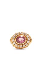 Matchesfashion.com Jade Jagger - Diamond, Spinel & 18kt Gold Ring - Womens - Pink Multi