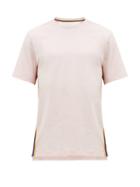 Matchesfashion.com Paul Smith - Artist Stripe Appliqu Cotton Jersey T Shirt - Mens - Pink