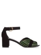 Salvatore Ferragamo Reptile-effect Leather Sandals