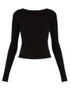 Tibi Tie-back Seamless Ribbed-jersey Top