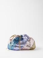 Rosantica - Fatale Sequinned Drawstring Cross-body Bag - Womens - Multi