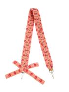 Matchesfashion.com Fendi - Strap You Ribbon Whipstitched Leather Bag Strap - Womens - Pink Multi