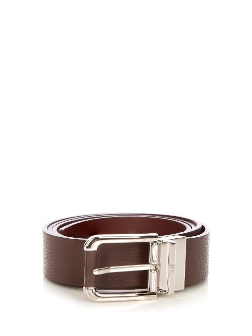 Dunhill Classic Avorities Grained-leather Belt