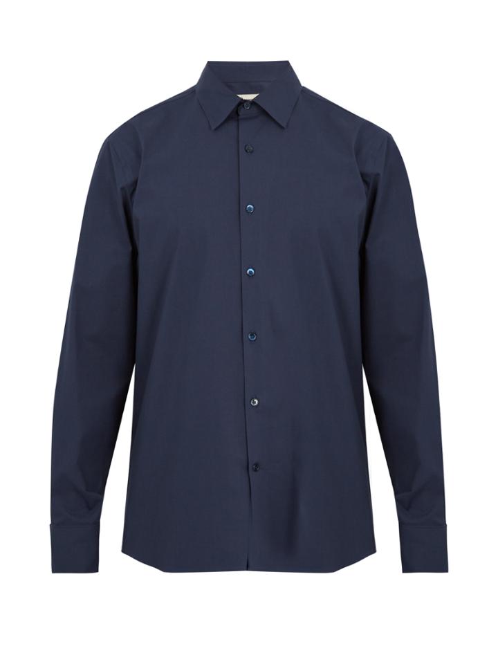 Connolly Point-collar Stretch-cotton Shirt