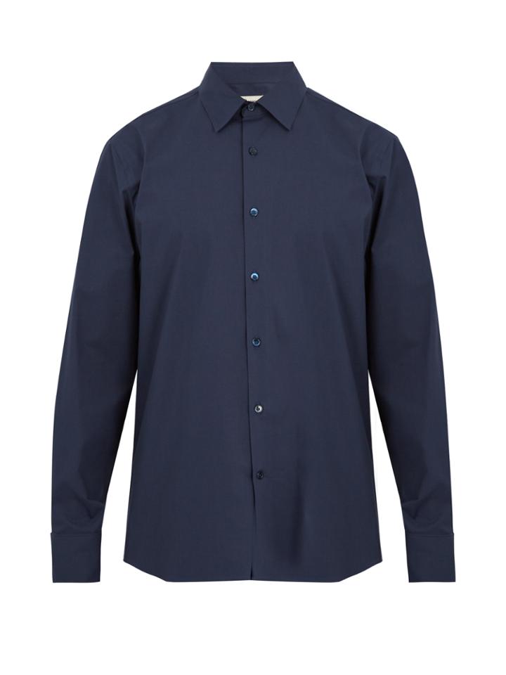 Connolly Point-collar Stretch-cotton Shirt