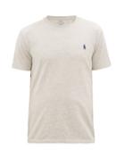 Matchesfashion.com Polo Ralph Lauren - Logo-embroidered Cotton-jersey T-shirt - Mens - Grey