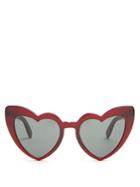 Saint Laurent Loulou Heart-shaped Acetate Sunglasses