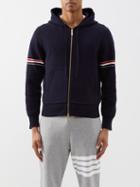 Thom Browne - Milano-stitch Cotton-jersey Hoodie - Mens - Navy