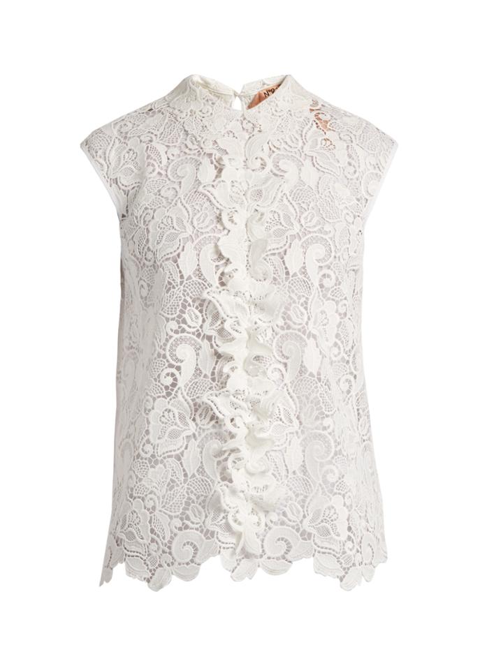 No. 21 Macram-lace Sleeveless Top