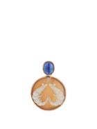 Matchesfashion.com Dezso - Kyanite & 18kt Rose Gold Shrimp Charm - Womens - Pink Multi