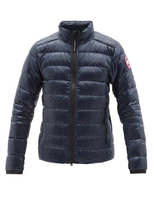 Canada Goose - Crofton Quilted Down Jacket - Mens - Navy
